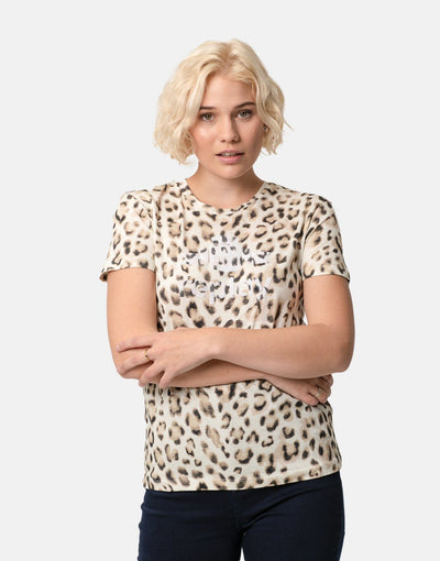 Replay Animalier Print T-Shirt