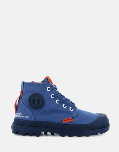 Palladium Kids Supply True Navy Boots