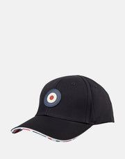 Ben Sherman Rubber Target Cap Black