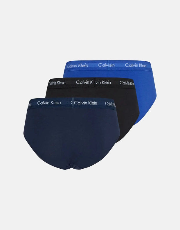 Calvin Klein Hip Brief 3 Pack Underwear Blue