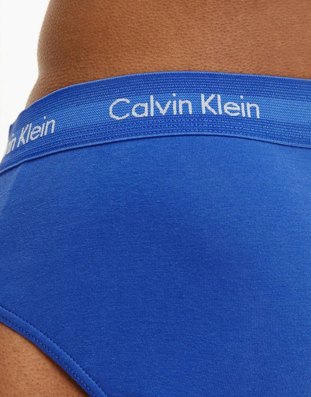 Calvin Klein Hip Brief 3 Pack Underwear Blue