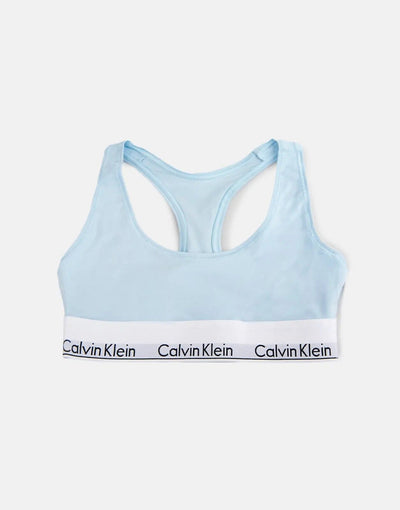 Calvin Klein Unlined Bralette Blue Underwear