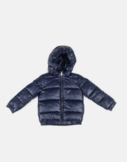 Guess Kids Hooded Puffer Navy Jacket