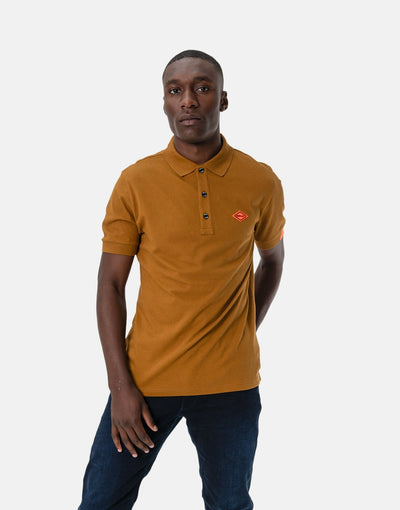 Replay Basic Brown Polo Shirt