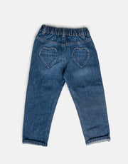 Guess Kids Girls Mom Hi Rise Patch Jeans