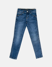 Guess Kids Girls Stretch Skinny Mid Blue Jeans