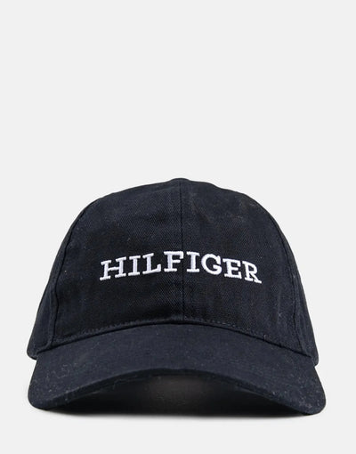 Tommy Hilfiger Monotype Soft 6 Panel Black Cap