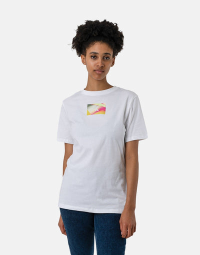 Calvin Klein Illuminated Box Logo Slim White T-Shirt