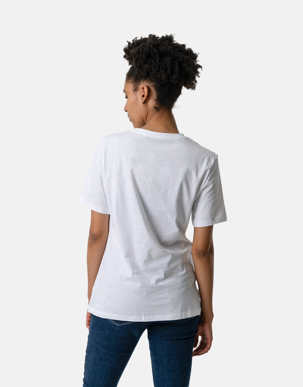 Calvin Klein Illuminated Box Logo Slim White T-Shirt