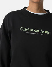 Calvin Klein Illuminated Graphic Crew Neck Sweatshirt