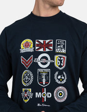 Ben Sherman Scooter Club Navy Sweatshirt