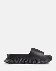 Calvin Klein Texture Hybrid Slides Black