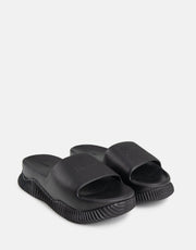 Calvin Klein Texture Hybrid Slides Black