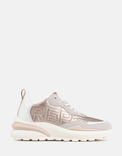 Replay Athena Quilt 2 Nude Sneakers