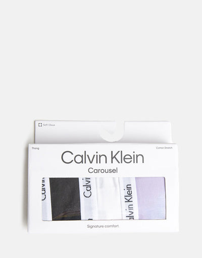 Calvin Klein 3 Pack Thong Multi Underwear