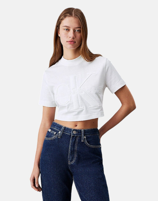 Calvin Klein Premium Monologo Short White T-Shirt