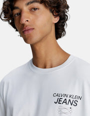 Calvin Klein Future Galaxy Graphic White T-Shirt