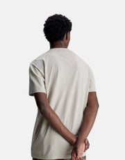 Calvin Klein Woven Tab Taupe T-Shirt