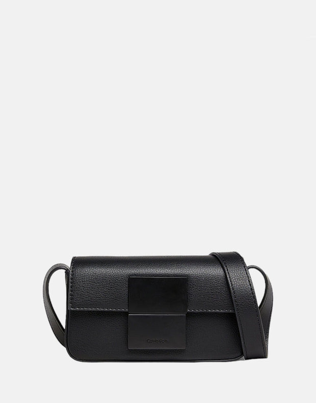 Calvin Klein Iconic Plaque Camera Bag Black