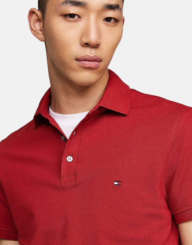 Tommy Hilfiger 1985 Slim Polo Shirt Red